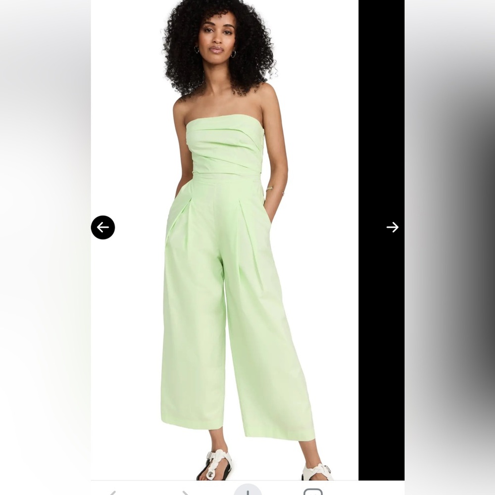 Rachel Comey Strapless Light Green Jumpsuit size 4
